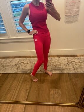 Peloton Set: leggings, tank, long-sleeved top, and bra
